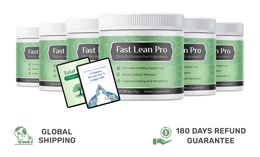 6 Jars of Fast Lean Pro